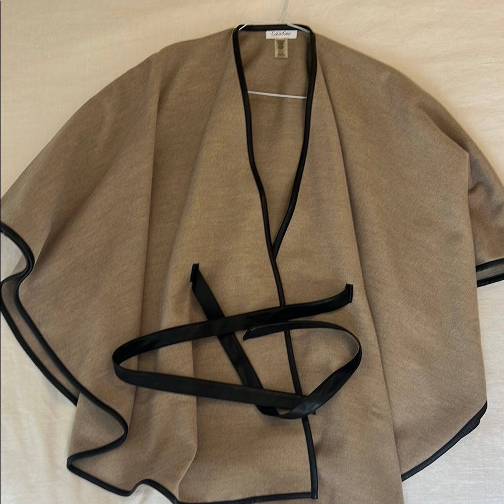 Tan shawl / jacket